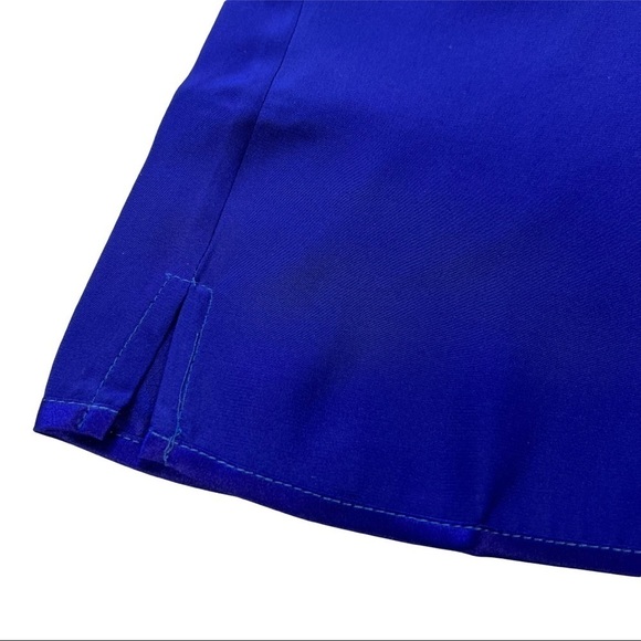 NWT Naked Princess Silk Romper Sapphire Blue Small - Picture 6 of 10